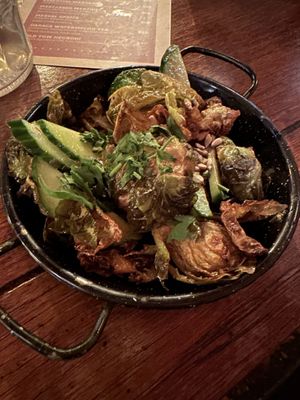 Fried Brussel sprouts   at Mexico - Britomart in Auckland