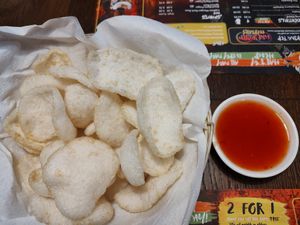 Vegan crackers at Banana Tree in Chelmsford