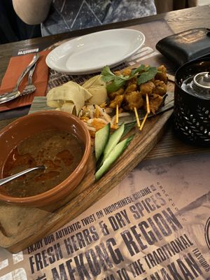 Satay skewers at Banana Tree in Chelmsford