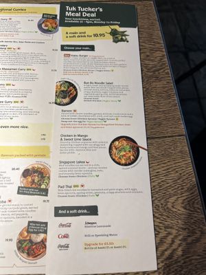 New lunch menu with several vegan options  at Banana Tree in South West London
