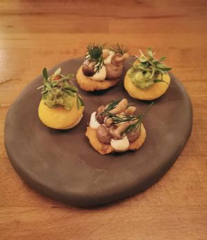 Amuse bouche at Arkhe in Lisbon