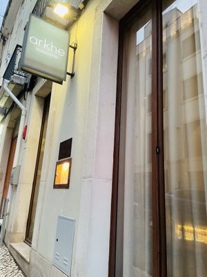 Outside  at Arkhe in Lisbon