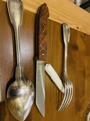 You pick your own knife  at Arkhe in Lisbon