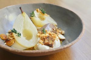 70% Chocolate, Coffee Foam, For Almond Praline at Arkhe in Lisbon