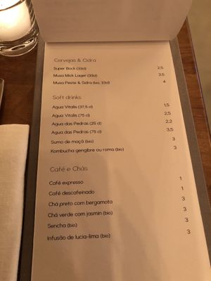 Drinks  at Arkhe in Lisbon