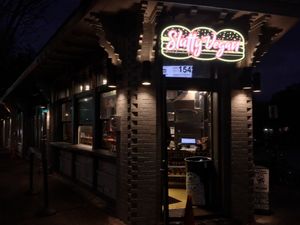 By night at Slutty Vegan in Atlanta
