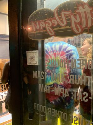 happy cow sticker! at Slutty Vegan in Atlanta