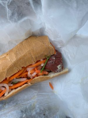  BBQ Seitan  at Banh Mi Brothers in Charlotte