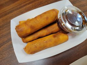 Vegan egg rolls at Banh Mi Brothers in Charlotte