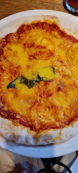 Pizza with Vegan Cheese at Revolution in Inverness