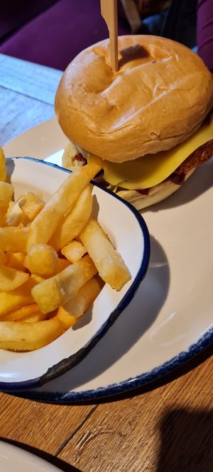 Burger at Revolution in Inverness