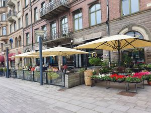 Outdoor Chay at Chay Vegan in Helsingborg