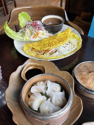 Bland dumplings  at Chay Vegan in Helsingborg