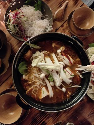 Fondue at Chay Vegan in Helsingborg