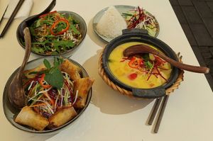 3 lunch dishes at Chay Vegan in Helsingborg