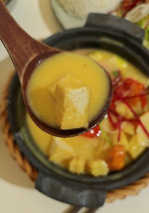 Mango Tofu (bad version) at Chay Vegan in Helsingborg