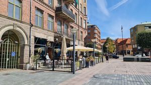 Exterior of restaurant at Chay Vegan in Helsingborg