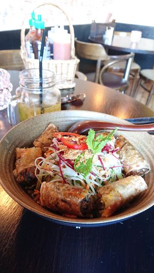 Spring rolls at Chay Vegan in Helsingborg