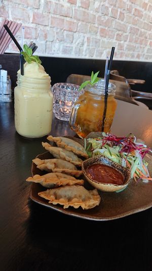 Dumplings at Chay Vegan in Helsingborg