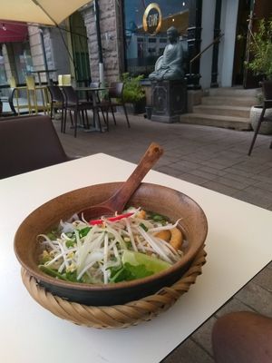 Ricenudels at Chay Vegan in Helsingborg