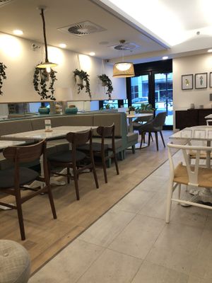 Cozy decor  at Code Vert in Montreal