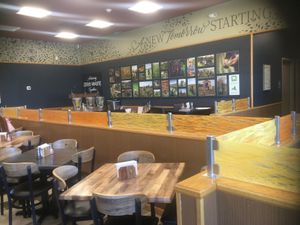 Seating  at Sisu Eats in Rochester