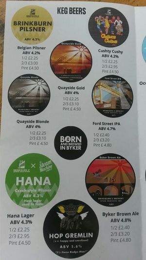 All brinkburn St brewery keg beers are vegan at Brinkburn St Brewery in Newcastle Upon Tyne