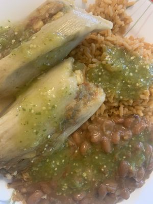 Vegan Tamales at New Mexico Tamale Company in Bellingham