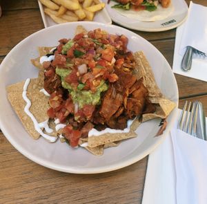 Jackfruit Nachos  at Comuna Cantina in Brisbane