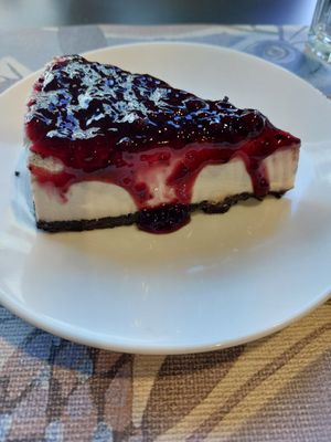 Tarta de queso at La Parada de Bilbao in Bilbao