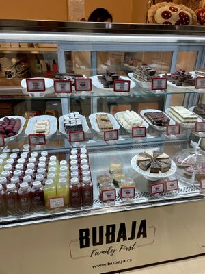 Display case ￼  at Zdrawo Slatko in Belgrade