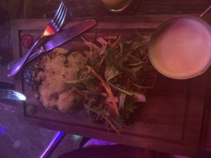 Cauliflower steak   at La Galeria in Cabo San Lucas