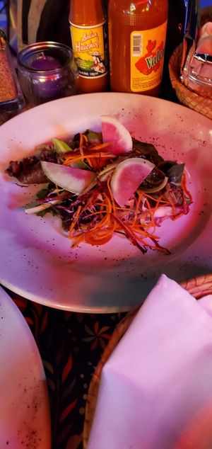 Salad at La Galeria in Cabo San Lucas