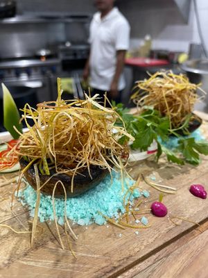 Grilled Avocado at La Galeria in Cabo San Lucas