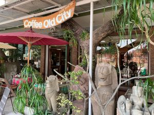Store Front. Coffee Old City has a nice ambience and a great view of Wat Mahathat, which is right across the street! at Coffee Old City in Ayutthaya