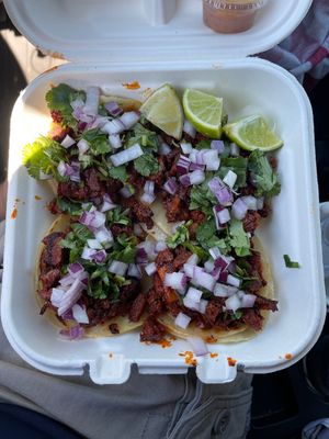 Cabron tacos  at Just Vegana in Fontana