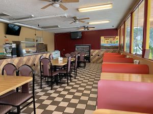 Interior at Just Vegana in Fontana