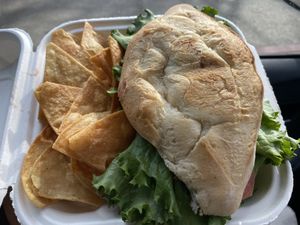 Al Pastor Torta...sooo good!🤪 at Just Vegana in Fontana