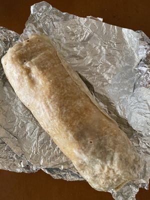 Carne asada burrito😋 at Just Vegana in Fontana