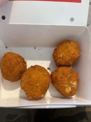Mac n cheese balls   at Lord of the Fries in Brunswick