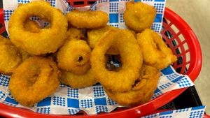 Onion rings   at Lord of the Fries in Brunswick