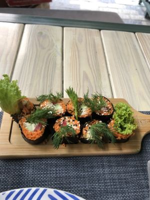 Rolls  at Life Food in Yerevan