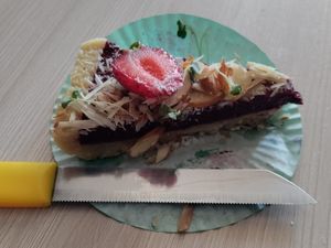 This cost $4.25. It's not even close to the size advertised. at Life Food in Yerevan