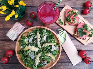 Detox lunch at Life Food in Yerevan