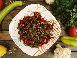 « Red Dragon »
Beet – is a mega useful vegetable "cleaner" of the body number one .Beets detoxify the body, relieve inflammation, and protect against free radicals.  at Life Food in Yerevan