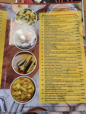 Menu  at Saravanaa Bhavan - Sankt Eriksgatan in Stockholm