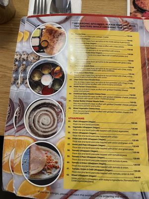 Menu  at Saravanaa Bhavan - Sankt Eriksgatan in Stockholm