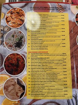 Menu  at Saravanaa Bhavan - Sankt Eriksgatan in Stockholm