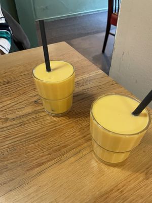 Mango Lassi  at Saravanaa Bhavan - Sankt Eriksgatan in Stockholm