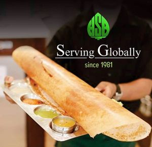 Famous Indian vegetarian7Vegan Chain which has branches all over the world. at Saravanaa Bhavan - Sankt Eriksgatan in Stockholm